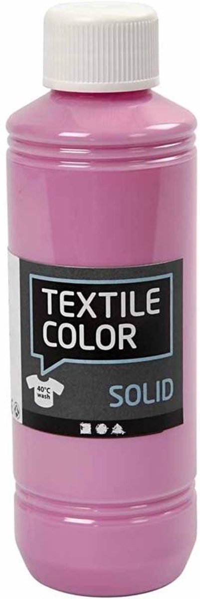 Textile Color, roze, Solid, 250ml [HOB-34625]